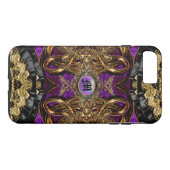 Hauteleash Hampton Curtsey Cute Baroque Case-Mate iPhone Case (Achterkant (Horizontaal))