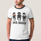 HAVA NAGILA Joodse T-shirts (Voorkant)