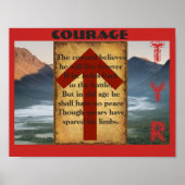 Havamal Courage Poster (Voorkant)