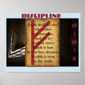 Havamal Discipline Poster (Voorkant)