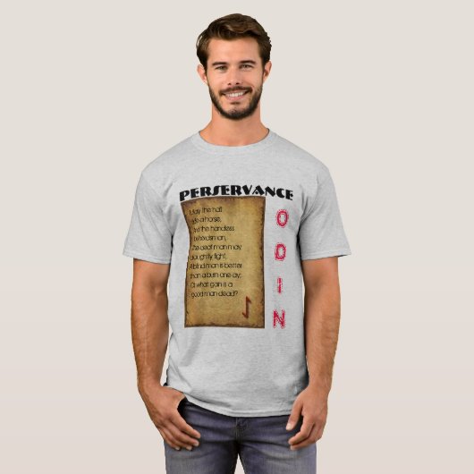 Havamal Perserverance T-shirt (Voorkant volledig)