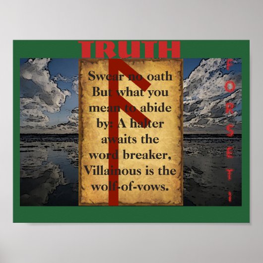 Havamal Truth Poster (Voorkant)
