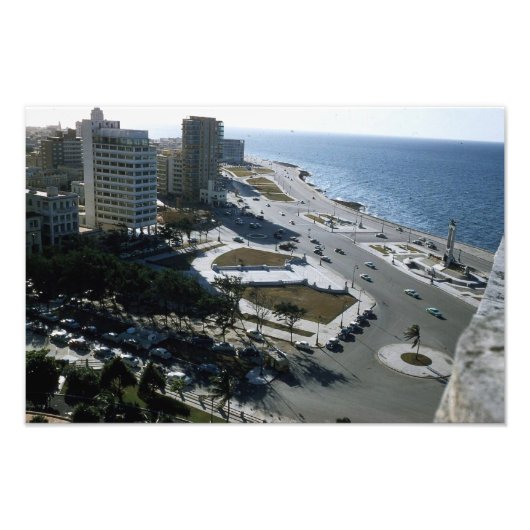 Havana 1957 in kleur foto afdruk (Voorkant)