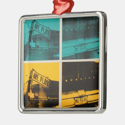 Havana 2 metalen ornament (Links)