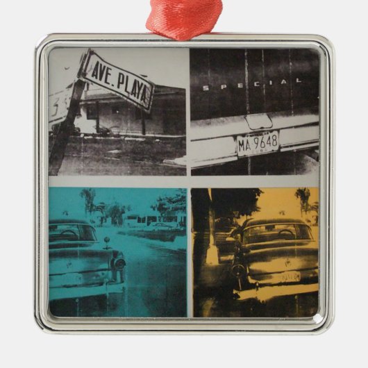 Havana 3 metalen ornament (Voorkant)