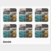 Havana 3 vierkante sticker (Vel)