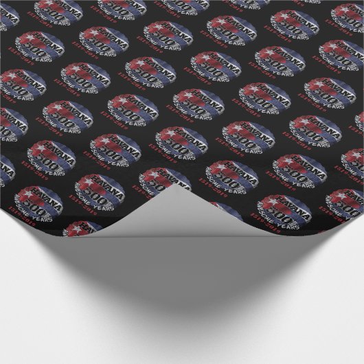 Havana 500 Awesome Years - Cuba Anniversary  Cadeaupapier (Hoek)