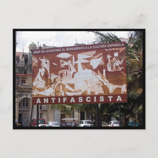 havana antifascista briefkaart (Voorkant)