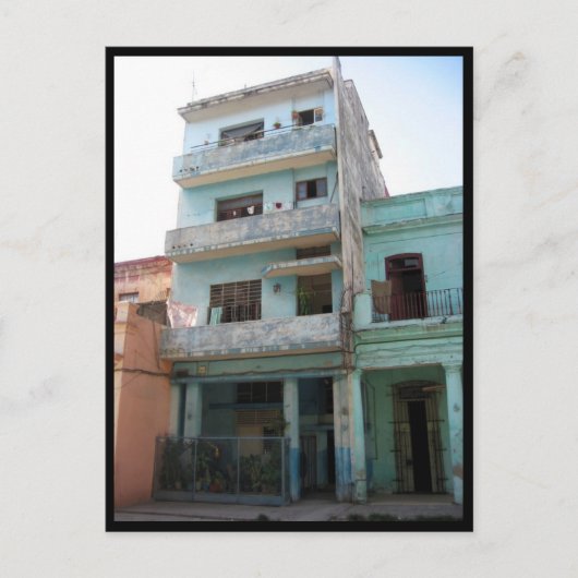 havana bouwgroen briefkaart (Voorkant)