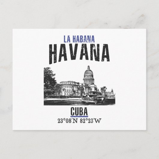 Havana Briefkaart (Voorkant)