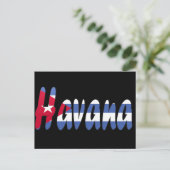 Havana, Briefkaart van de Cubaanse vlag (Staand voorkant)