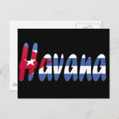Havana, Briefkaart van de Cubaanse vlag (Voorkant / Achterkant)