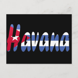 Havana, Briefkaart van de Cubaanse vlag