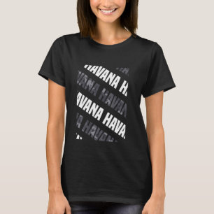 Havana Camo Patroon Grijs Camouflage T-shirt