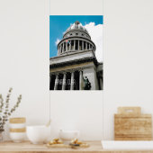 Havana Capitoolgebouw Cuba Souvenir Poster (Keuken)