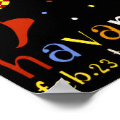 Havana Carnival Vintage Travel Poster (Hoek)