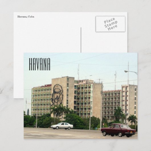 Havana Castro Briefkaart (Voorkant / Achterkant)