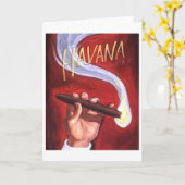 Havana Cigar Kaart (Gele Bloem)