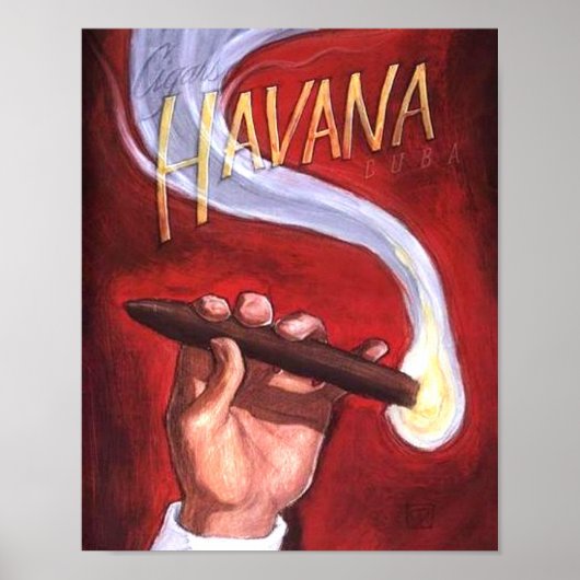 Havana Cigar Poster (Voorkant)