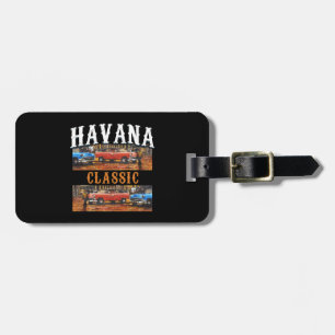 Havana Classic - Cubaanse vintage auto kunst Bagagelabel