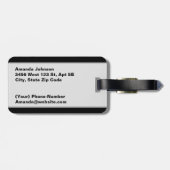 Havana Classic - Cubaanse vintage auto kunst Bagagelabel (Achterkant horizontaal)