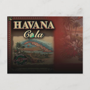Havana Cola Post Card Briefkaart