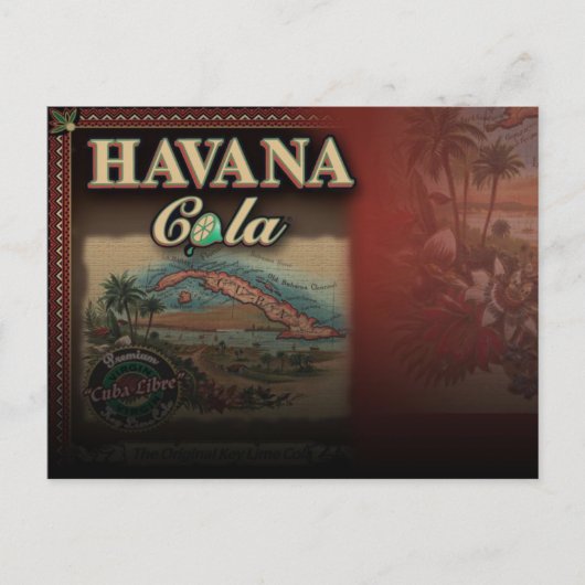 Havana Cola Post Card Briefkaart (Voorkant)