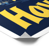 Havana Cuba Art Vintage Travel Illustratie Poster (Hoek)