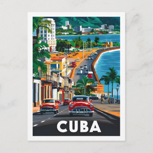 Havana Cuba Beroemde Reisplaats Briefkaart (Voorkant)