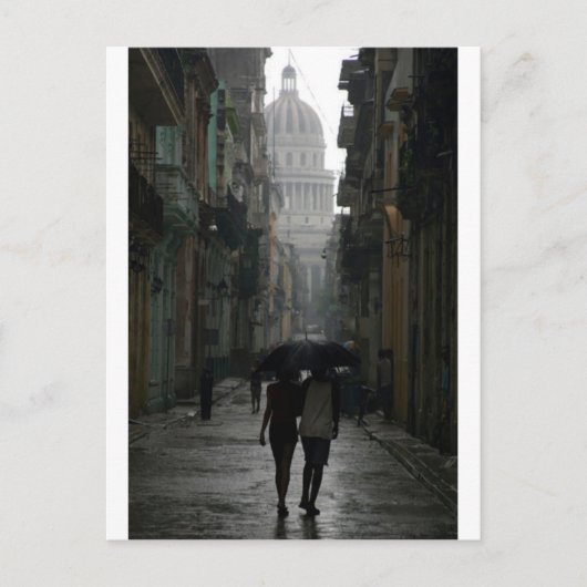 Havana Cuba Briefkaart (Voorkant)