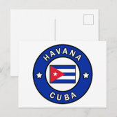 Havana Cuba Briefkaart (Voorkant / Achterkant)