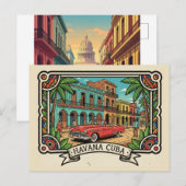 Havana Cuba Briefkaart (Voorkant / Achterkant)