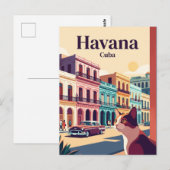 Havana Cuba Briefkaart (Voorkant / Achterkant)