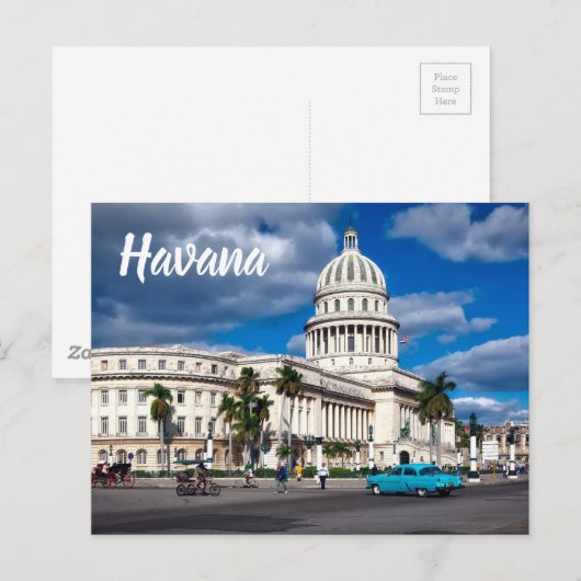 Havana Cuba Briefkaart (Voorkant / Achterkant)