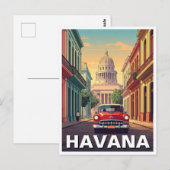 Havana Cuba Briefkaart (Voorkant / Achterkant)