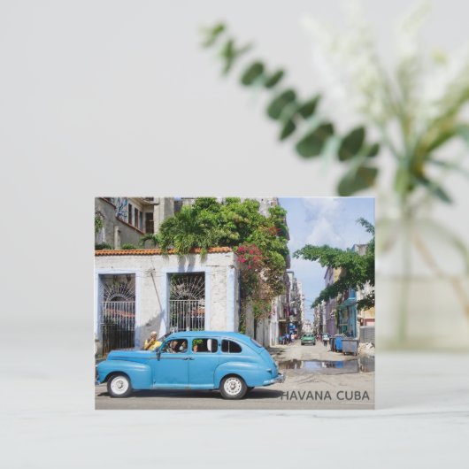 Havana Cuba Briefkaart (Staand voorkant)