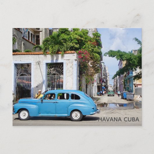 Havana Cuba Briefkaart (Voorkant)