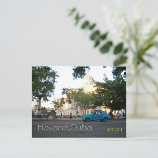 Havana, Cuba Briefkaart (Staand voorkant)