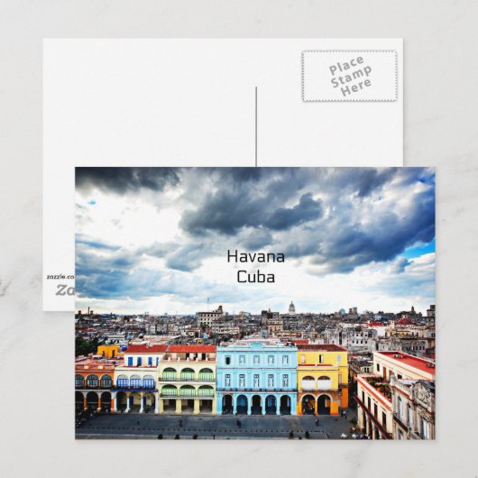 Havana, Cuba Briefkaart (Voorkant / Achterkant)
