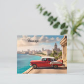 Havana Cuba Briefkaart (Staand voorkant)