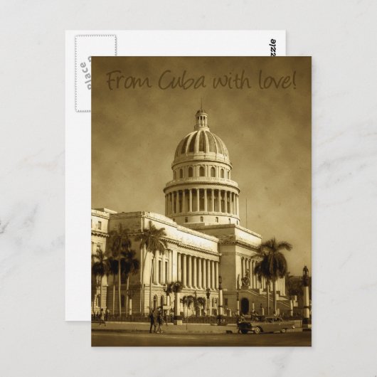 Havana Cuba Briefkaart (Voorkant / Achterkant)