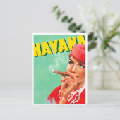 Havana Cuba — briefkaart van oudsher reizen (Staand voorkant)