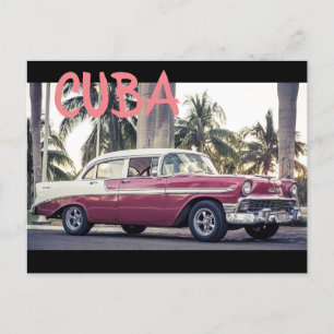HAVANA CUBA CAR  BRIEFKAART