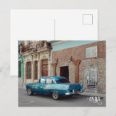 Havana CUBA Car Briefkaart (Voorkant / Achterkant)