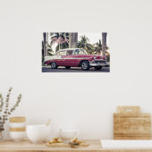 HAVANA CUBA CAR POSTER (Keuken)