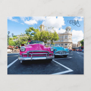Havana CUBA Cars Briefkaart