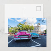 Havana CUBA Cars Briefkaart (Voorkant / Achterkant)