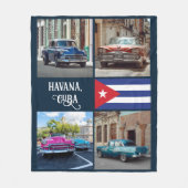 Havana CUBA Cars Fleece Deken (Voorkant)