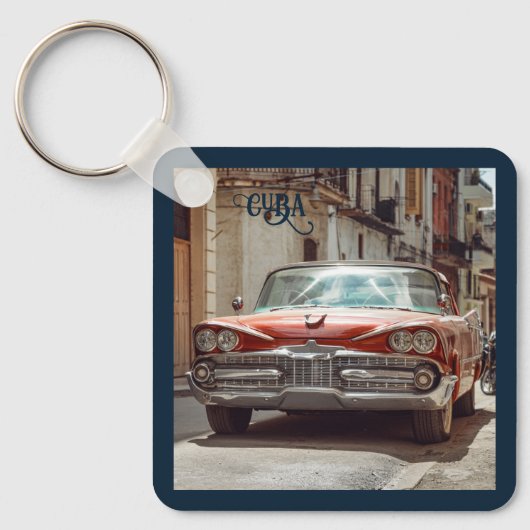 Havana CUBA Cars Sleutelhanger (Voorkant)