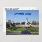 Havana Cuba El Capitolio Government Building Briefkaart (Voorkant / Achterkant)